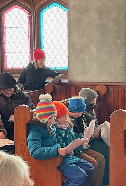 Caroling at St. Andrew's Chapel