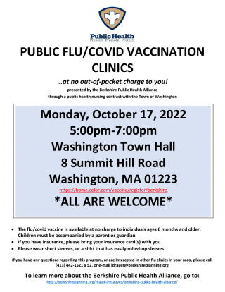 Washington Vaccination Clinic, Oct 17