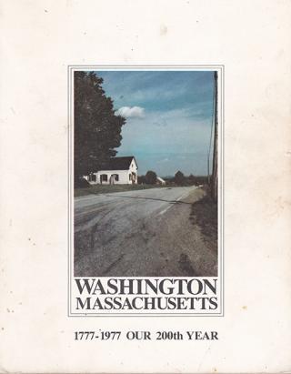 History of the Town of Washington cover
